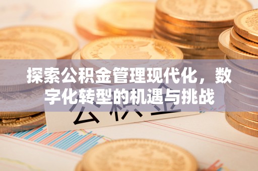 施秉探索公积金管理现代化，数字化转型的机遇与挑战