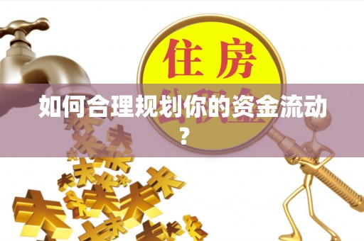 施秉如何合理规划你的资金流动？
