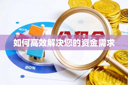 施秉如何高效解决您的资金需求