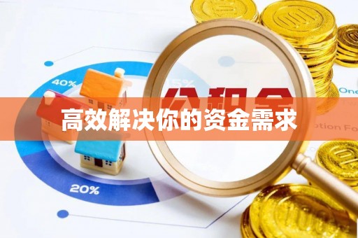 施秉高效解决你的资金需求