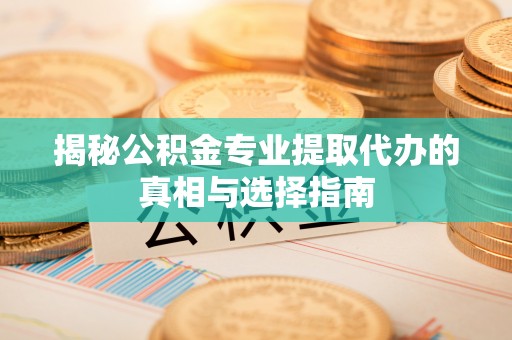 施秉揭秘公积金专业提取代办的真相与选择指南